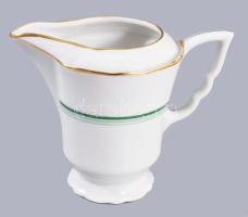 Zsolnay manófüles tejkiöntő, jelzett, hibátlan, m: 10 cm