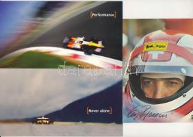 15 db MODERN automobil és Forma-1 képeslap / 15 MODERN automobile and F1 (Formula One) postcards