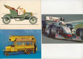 15 db MODERN automobil és Forma-1 képeslap / 15 MODERN automobile and F1 (Formula One) postcards