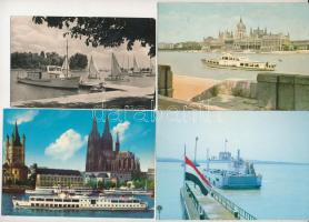 21 db MODERN motívum képeslap: hajózás, hajók / 21 MODERN motive postcards: ships
