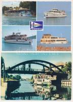 21 db MODERN motívum képeslap: hajózás, hajók / 21 MODERN motive postcards: ships