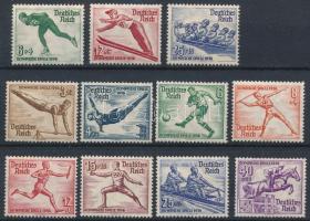 Deutsches Reich 1935/1936 Mi 600-602 + 609-616 (Mi EUR 205,-)