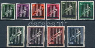 Ausztria 1945 Mi 668-673 + Mi Va-Vd (Mi EUR 310,-)