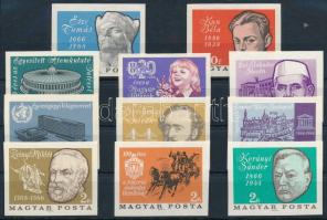 1966 Évfordulók - Események IV. vágott sor (16.500)