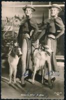 Alice és Ellen Keßler német művészduó aláírása fotólapon