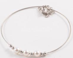 Ezüst (Ag) női karkötő, jelzett, bruttó 2,1g