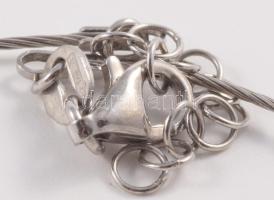 Ezüst (Ag) női karkötő, jelzett, bruttó 2,1g