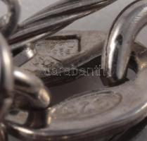 Ezüst (Ag) női karkötő, jelzett, bruttó 2,1g