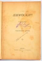 Tömörkény István Jegenyék alatt. Elbeszélések. Szeged, 1898. Engel. 200 p. Első kiadás! Korabeli, sé...
