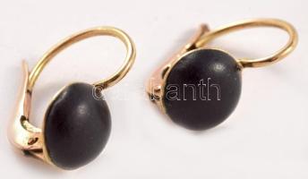 Arany (Au) fülbevaló pár, 14k, jelzett, bruttó 0,98g