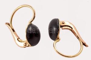 Arany (Au) fülbevaló pár, 14k, jelzett, bruttó 0,98g