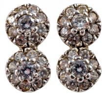 Arany (Au) fülbevaló pár, 14k, jelzett, bruttó 1,45g