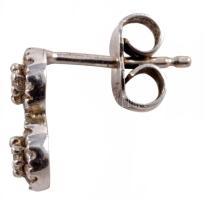 Arany (Au) fülbevaló pár, 14k, jelzett, bruttó 1,45g