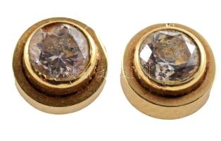 Arany (Au) fülbevaló pár, 14k, jelzett, bruttó 1,7g