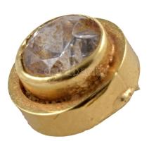 Arany (Au) fülbevaló pár, 14k, jelzett, bruttó 1,7g