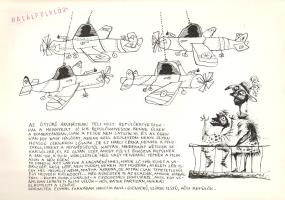 Halálfolklór. Benkő Viktor 11 groteszk grafikája Kornis Mihály kisprózáihoz, illusztrált kiadói mapp...