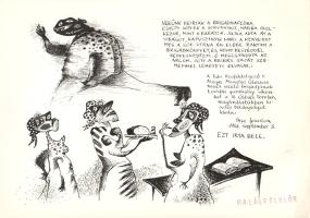 Halálfolklór. Benkő Viktor 11 groteszk grafikája Kornis Mihály kisprózáihoz, illusztrált kiadói mapp...