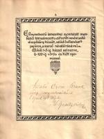 Malonyay János:  Anthropokalypsis, azaz jelenések az emberiség jövendőjéből. Leírta és díszítette Akantisz Viktor. (Szabó Ervin számára dedikált példány.) (Budapest, 1916). (Rózsavölgyi és Társa - Nyomta Röder C. G. Lipcsében). 67 + [1] p. Dedikált: "Szabó Ervin úrnak igaz nagyrabecsüléssel: Akantisz Victor. Bpest, 1918. máj. 3". Kolofon: "E fénymetszetű lemezekkel nyomtatott munkából 100 számozott s előfizetők nevére szóló díszpéldány készült". Példányunk számozatlan. A keretes szerkezetű, ál-középkori történet könyvdíszeit, iniciáléit és a betűket Akantisz Viktor (1864-1943) grafikusművész, könyvművész, bibliográfus, író rajzolta. A címlapon régi gyűjteményi bélyegzés. Példányunkból a repülő előzékek hiányoknak, fűzése enyhén meglazult, levelei hullámosak. Prov.: Szabó Ervin (1877-1918) jogász, könyvtáros, művelődésszervező, a Fővárosi Könyvtár igazgatója, a könyvtárhálózat kiépítésének szorgalmazója, a Népszava publicistája, anarchoszindikalista mozgalmár. Korabeli javított gerincű félvászon kötésben, az első kötéstáblán aranyozott könyvtári embléma és katalógusszám.