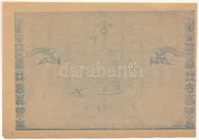 1946. 1.000.000AP "Nem Kamatozó Pénztárjegy" elcsúszott fázisnyomat, csak előlapi alapnyomattal T:XF kis sarokhiány Hungary 1946. 1.000.000 Adópengő "Non-Interest-Bearing Receipt" shifted obverse phase print only C:XF small missing corner