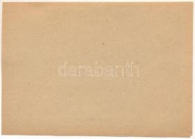 1946. 1.000.000AP "Nem Kamatozó Pénztárjegy" elcsúszott fázisnyomat, csak előlapi alapnyom...