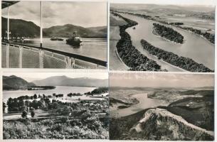 Dunakanyar - 6 db MODERN képeslap: Lupa-sziget, Duna-parti részletek, látkép (Képzőművészeti Alap)