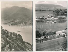 Dunakanyar - 6 db MODERN képeslap: Lupa-sziget, Duna-parti részletek, látkép (Képzőművészeti Alap)