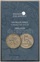 Katalog mincí a medailí ČSR, ČR a SR 1918-2025. Csehszlovák, cseh és szlovák érmék, illetve emlékérmek cseh nyelvű katalógusa árakkal, 11. kiadás. Macho &amp; Chlapovič, Pozsony, 2024. Új állapotban