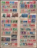 1909-1943 Magyar összeállítás két oldalas berakólapon (75.000)