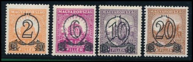 1931 Kisegítő bélyegek I. 501-504 B (19.000)