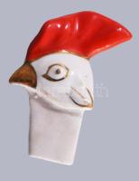 Gorodnitsa kakast formázó italos palack, jelzett, hibátlan, m: 25 cm