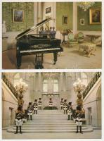 13 db MODERN nagyméretű külföldi város képeslap: Brüsszel és Santorini / 13 modern large-sized foreign town postcards: Bruxelles and Santorini