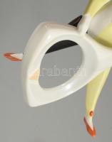 Aquincum Bohóc nagybőgővel. Terv.: Hanzély Jenő. Jelzett, hibátlan, m: 21 cm