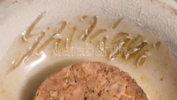 Szilágyi kos alakú só- és borsszóró pár, jelzett, m: 12 cm alatt