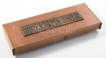 Iparművészeti kártyadoboz, 9x23 cm