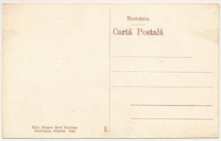 Csucsa, Ciucea; Parte din piata / Piac részlet, Simon Gerő üzlete és saját kiadása / market, street ...