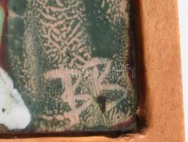 Barkos Bea zománc kegytárgy, 20x14 cm