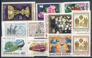 1960-1970 Kis tétel, benne sorok, blokkok, összefüggések, 25 db borítékban és egy stecklapon