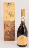 2001 Tokaji 3 puttonyos tokaji aszú, bontatlan palack édes, fehér desszertbor, díszdobozban, 12.5%, 0,5l