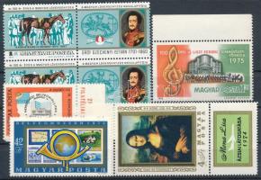 1971-1979 Kis tétel, benne sorok, összefüggések, 25 db borítékban és egy stecklapon