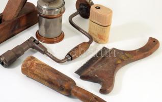 Doboznyi antik eszköz, szerszám, jó darabokkal