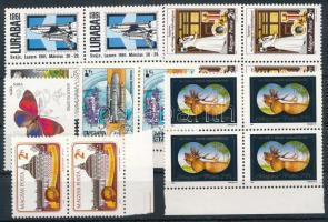 1980-1989 Kis tétel, benne sorok, összefüggések, 25 db borítékban és egy stecklapon