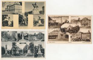 Gödöllő - 5 db RÉGI képeslap: részletek