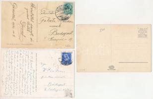 Gödöllő - 5 db RÉGI képeslap: részletek