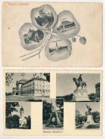 Gödöllő - 5 db RÉGI képeslap: részletek