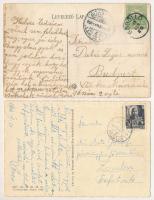 Gödöllő - 5 db RÉGI képeslap: részletek