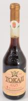 1988 Tokaji 6 puttonyos tokaji aszú, bontatlan palack, édes fehér desszertbor, kissé sérült címkével, 12%, 0,5l