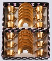 Carlsbad "Windsor" 12 személyes kávés csésze alátéttel készlet, eredeti dobozában, használatlan.