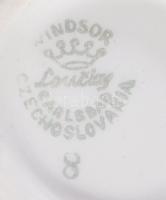 Carlsbad "Windsor" 12 személyes kávés csésze alátéttel készlet, eredeti dobozában, használ...