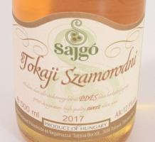 2017 Sajgó Tokaji Szamorodni, bontatlan palack, édes fehér desszertbor, 12%, 0,5l