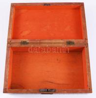 Nagyvárad 1940 IX. 6. A bevonulás emlékére - A nagyváradi bevonulás emlékére vésett fadoboz, 13x22 c...